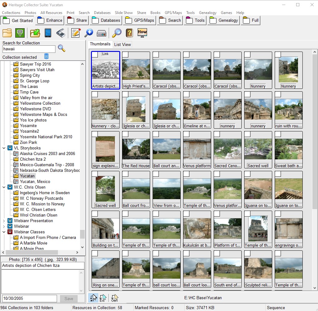 Organize Photo in Vacation Collections
